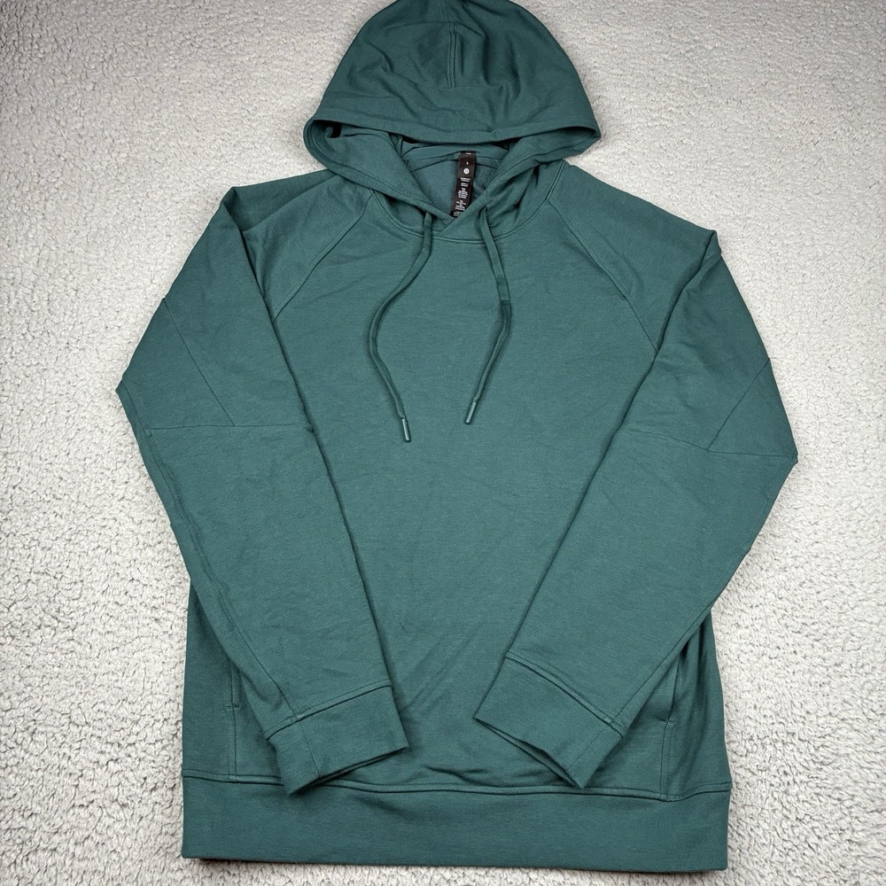 Lululemon City Sweat Pullover Hoodie Men's Small Green Performance LM3AUPS